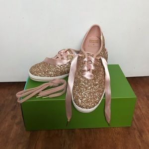 Keds x Kate Spade Rose Gold Sneakers